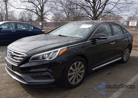 2016 Hyundai Sonata Limited from USA, damaged, VIN 5NPE34AF6GH435402